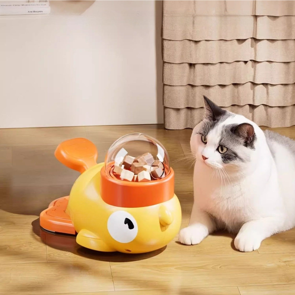 Yellow Duck Interactive Feeder