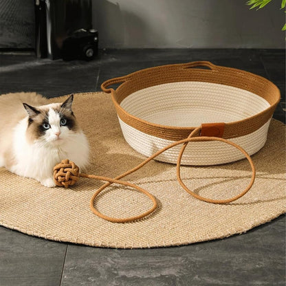 The "Haven" Woven Cat Nest