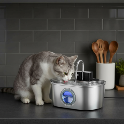 THE MEOWDERN™  - 3.2 L WIRELESS FOUNTAIN