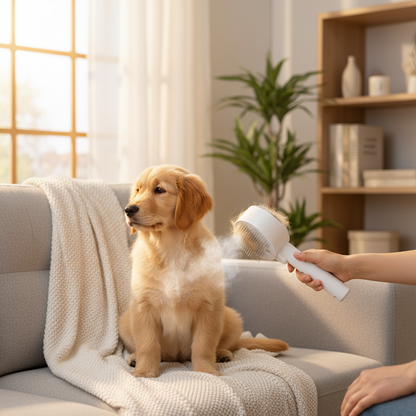 The Upgraded Steamy Pet Brush