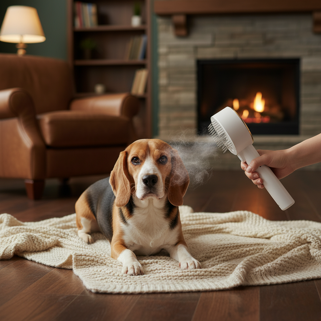 The Upgraded Steamy Pet Brush