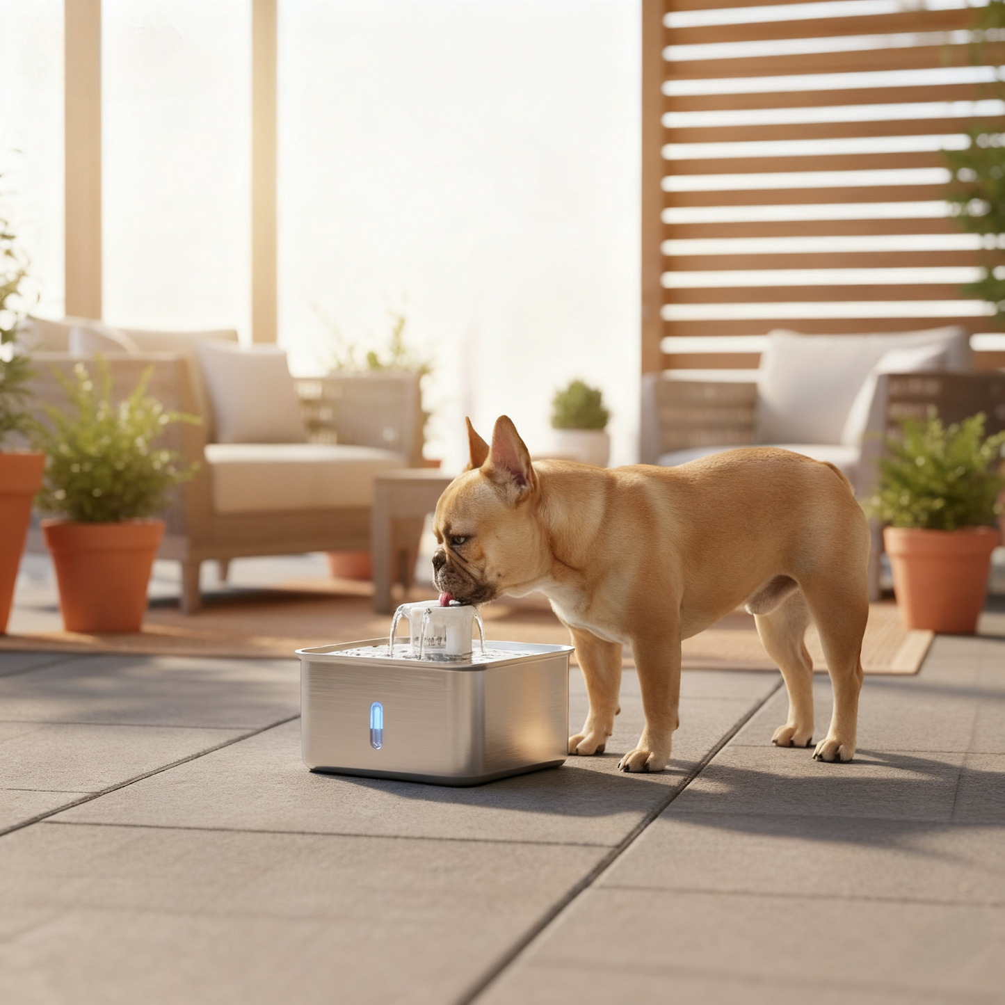 Stainless Steel Cat Water Fountain