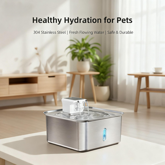 Stainless Steel Cat Water Fountain
